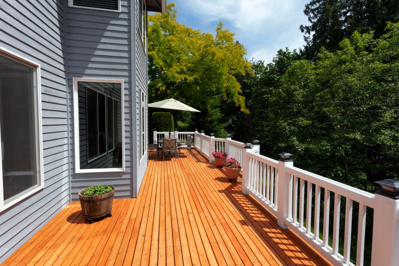 Ground Level Deck Construction in Fairfield County, CT